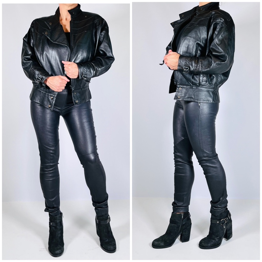 BENLO ITALY genuine leather Moro jacket